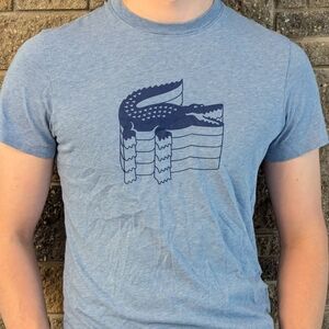 Lacoste light blue t-shirt (small)